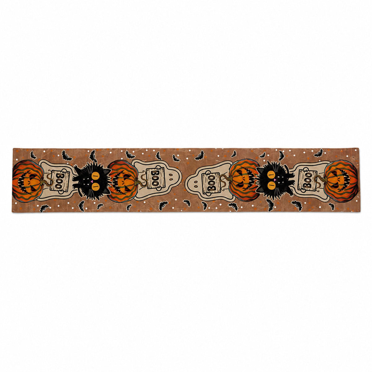 Halloween Family Party Table Runner Kitchen Tablecloth Decor