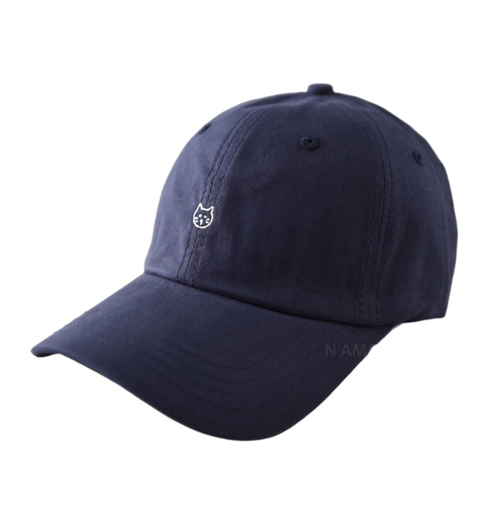 Anna-Kaci Women's Embroidered Cat Face Baseball Cap with Curved Brim and Adjustable Strap