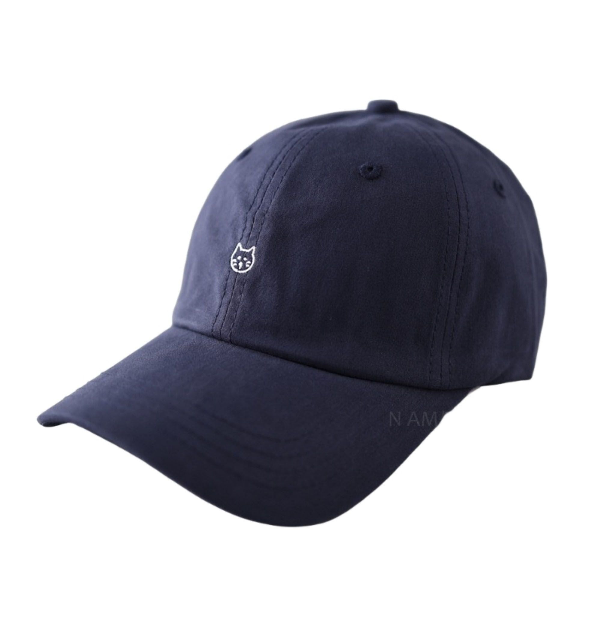 Anna-Kaci Women's Embroidered Cat Face Baseball Cap with Curved Brim and Adjustable Strap