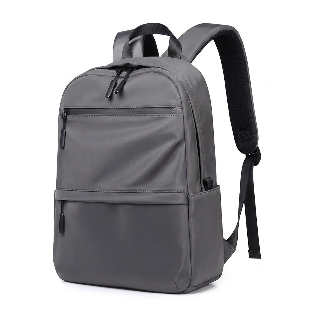 Multi-Pocket Commuter Backpack with Padded Shoulder Straps, Front Zip Pockets and Top Handle