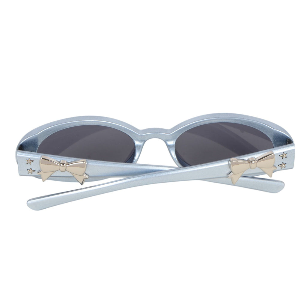 Anna-Kaci Women's Classic Elliptical Small Frame Bow Sunglasses UV400 Protection