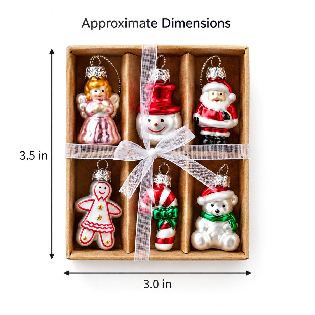 9 Piece Assorted Christmas Tree Hanging Ornament Gift Set
