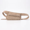 Studded Faux Suede Belt Bag Waist Pack