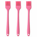 3-Piece Silicone Basting Brush Set, Flexible and Durable Kitchen Tools for Cooking and Baking