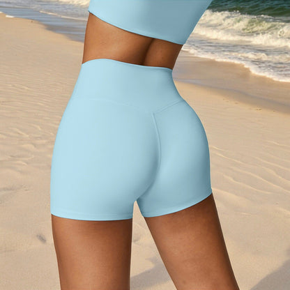 High Waist Athletic Shorts for Yoga and Fitness