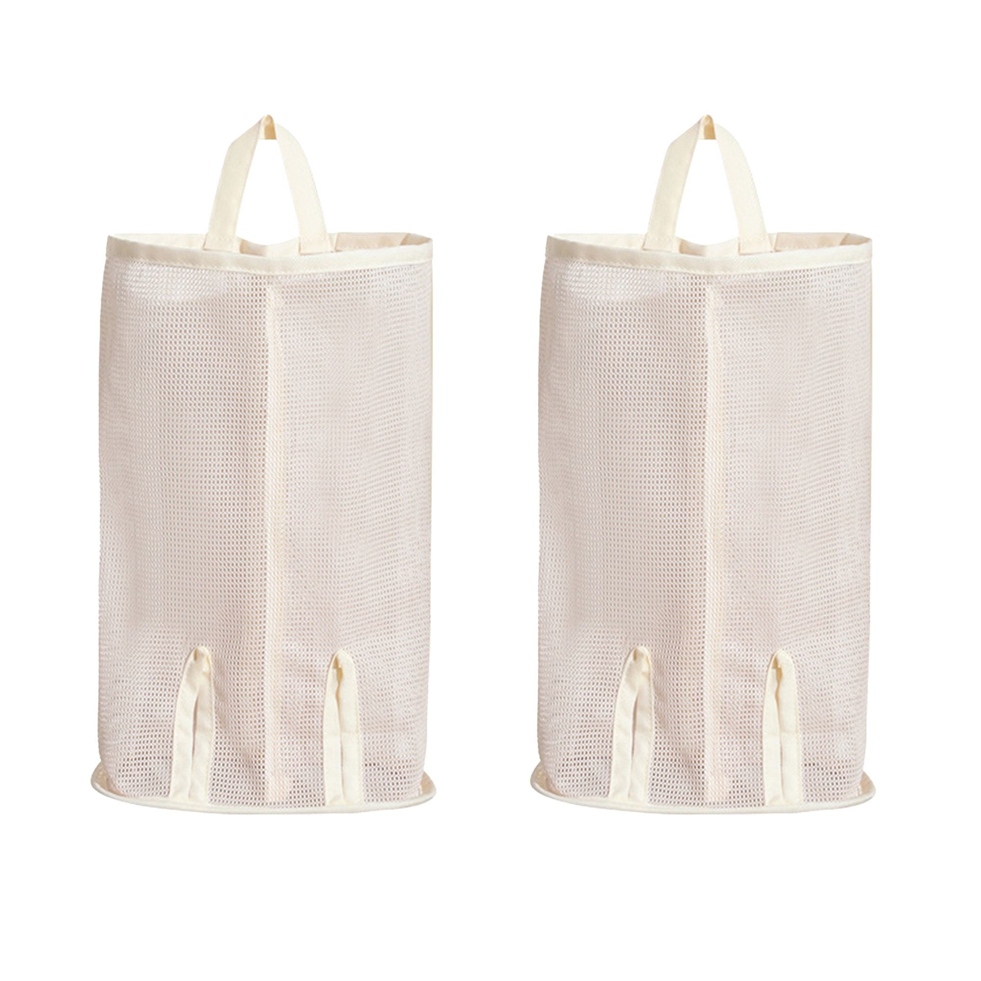 2 Pack Hanging Storage Bags Vertical Organizer Socks Storage for Closet Door Wall Space Saving