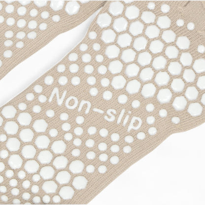 Anna-Kaci Women's Open-Toe Grip Socks for Yoga and Pilates with Non-Slip Soles and Arch Support