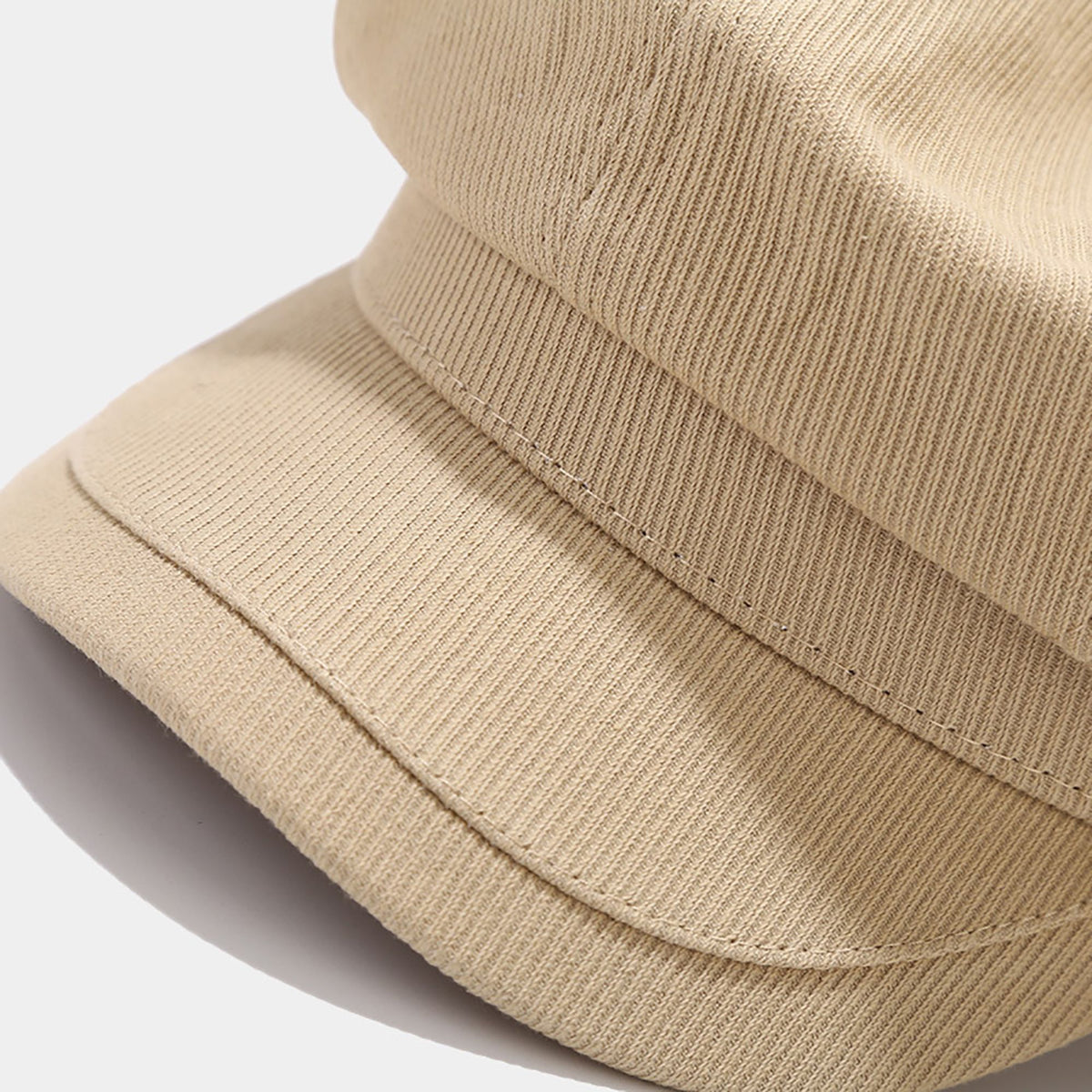 Newsboy Cap Vintage Baker Boy Hat with Brim Textured Casual Hat