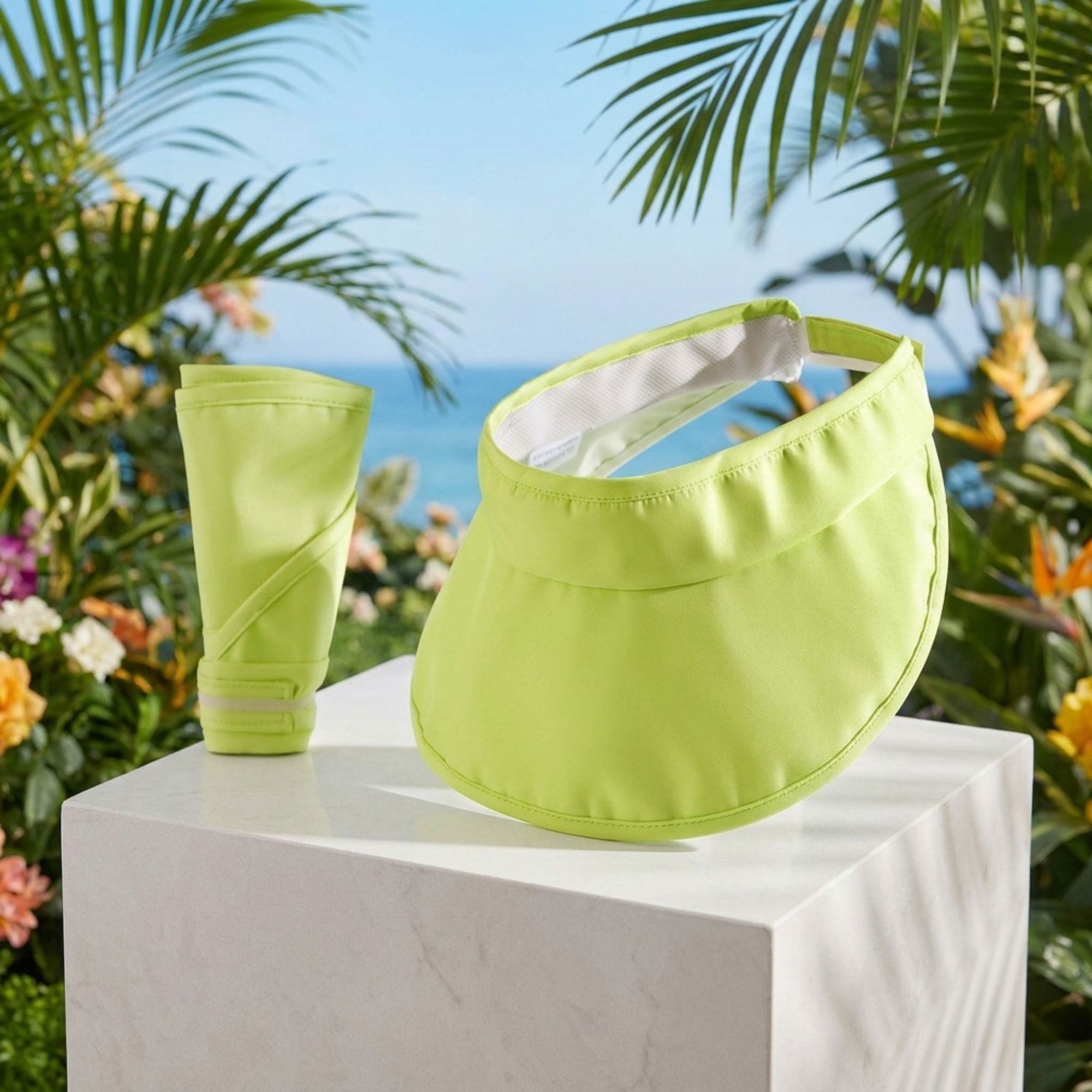Foldable Wide Brim Sun Visor Hat