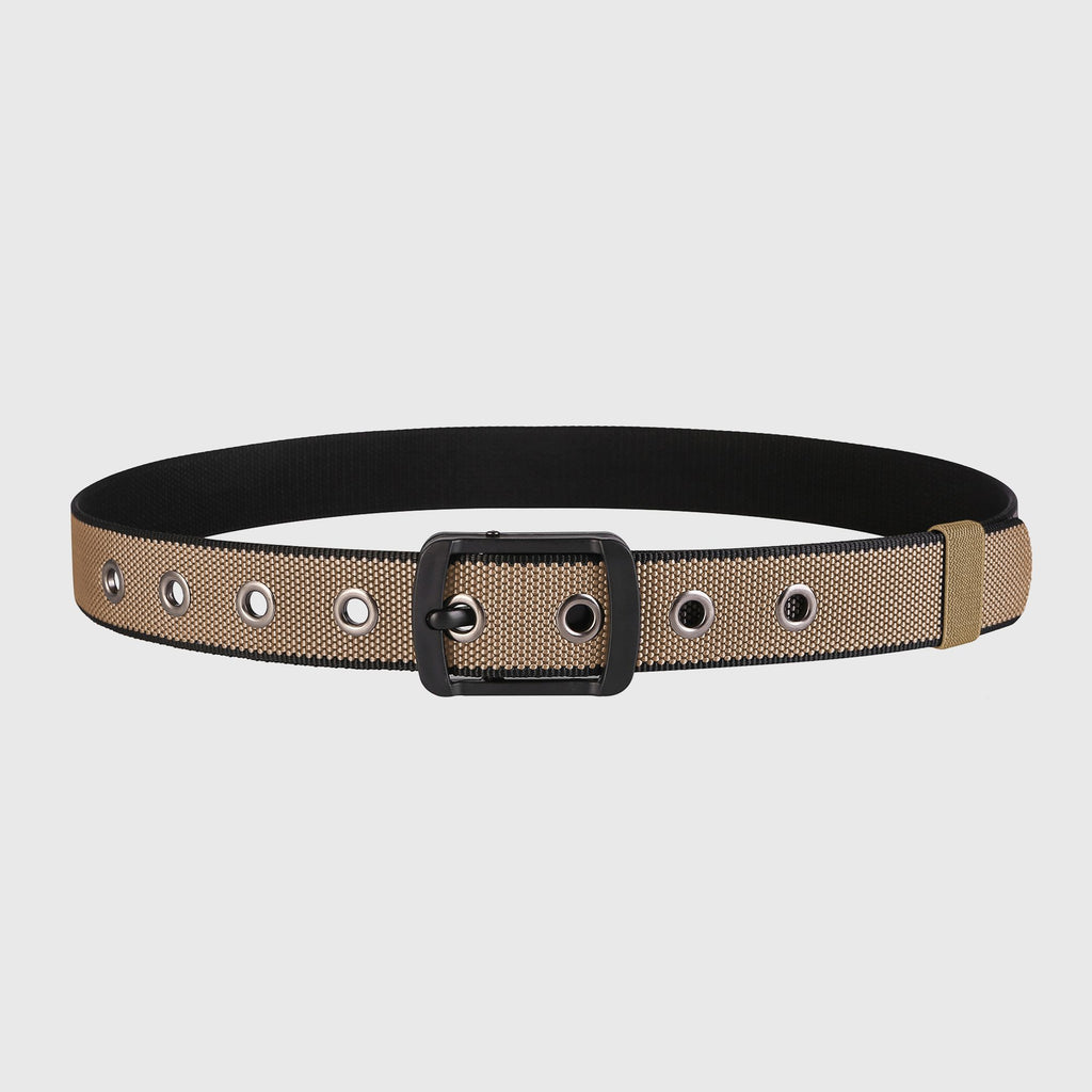 Anna-Kaci Women's Reversible Belt - Adjustable Military-Style Belt with Stainless Steel Buckle