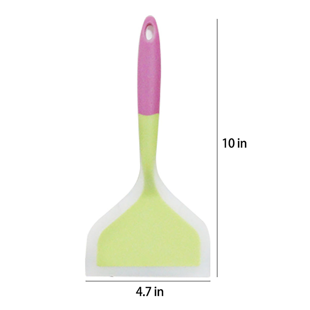 2-Piece Silicone Bench Scraper Set with Flexible Edge and Hanging Handles