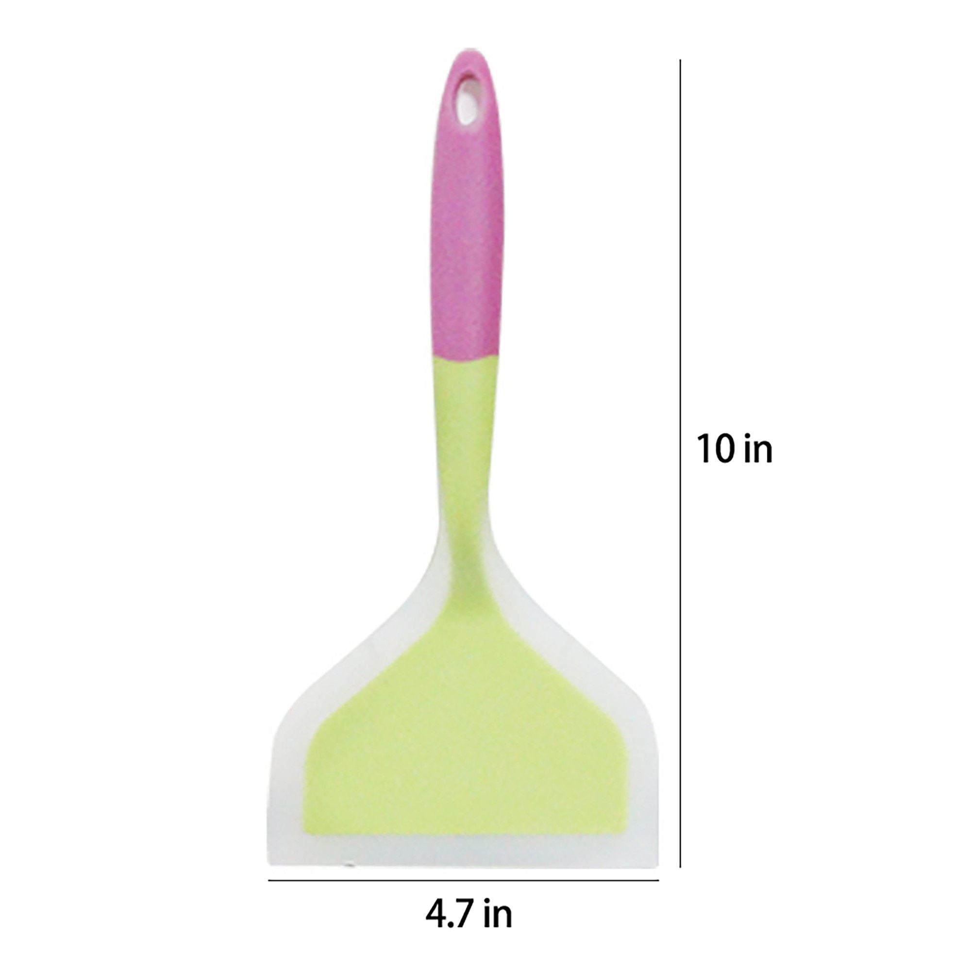 2-Piece Silicone Bench Scraper Set with Flexible Edge and Hanging Handles