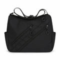 Large Nylon Crossbody Messenger Bag Adjustable Strap Multi Pocket Everyday Shoulder Bag