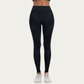 Anna-Kaci Active Women's Seamless High Waist Ribbed Leggings with Sculpting Contour Panels and Compression Fit