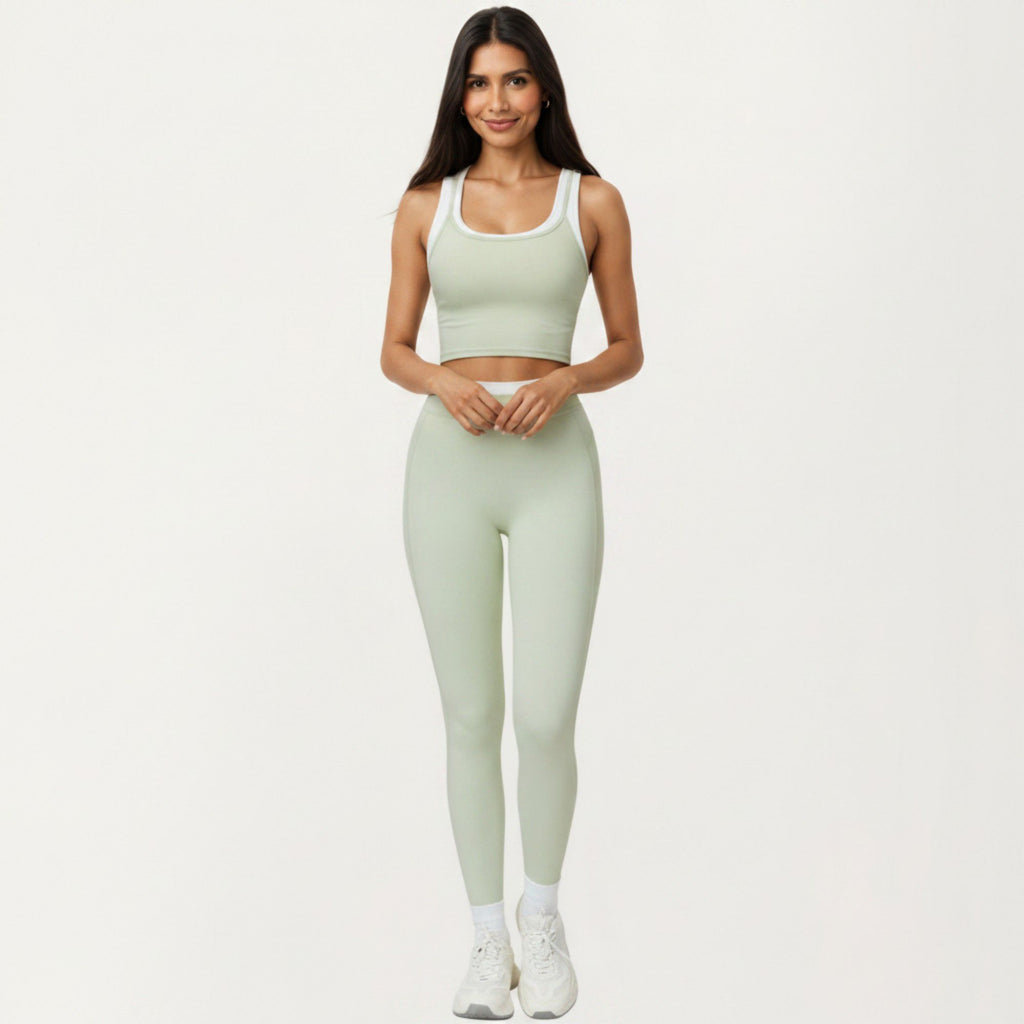 Anna-Kaci Active Women's High Waist Leggings with Smooth Stretch Fit and Side Seam Detail