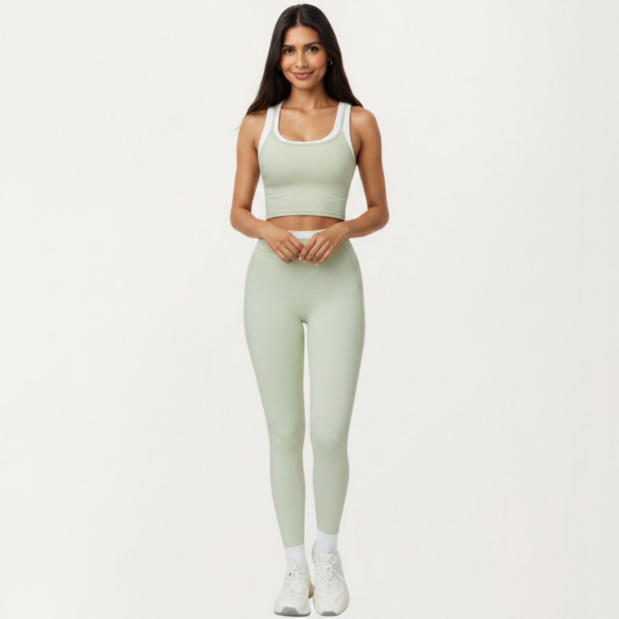Anna-Kaci Active Women's High Waist Leggings with Smooth Stretch Fit and Side Seam Detail