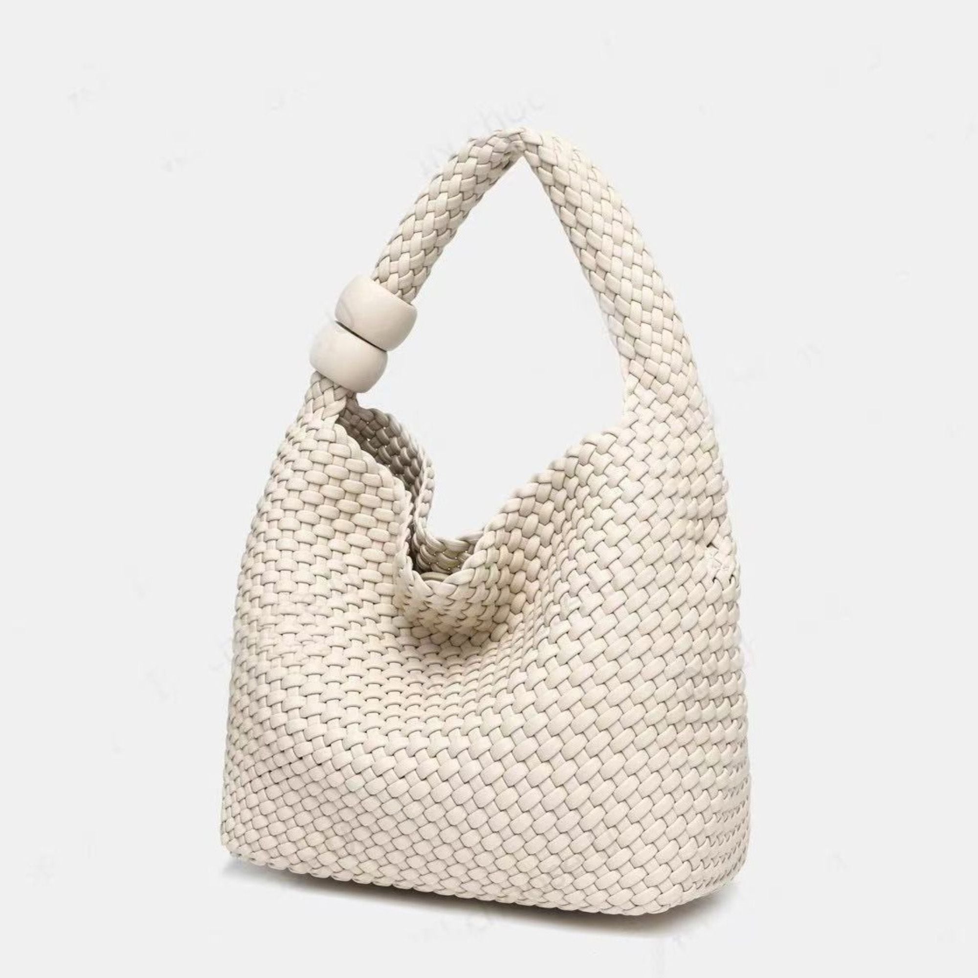 Woven Tote Bag Woven Shoulder Bag Large Capacity Underarm Hobo Handbag