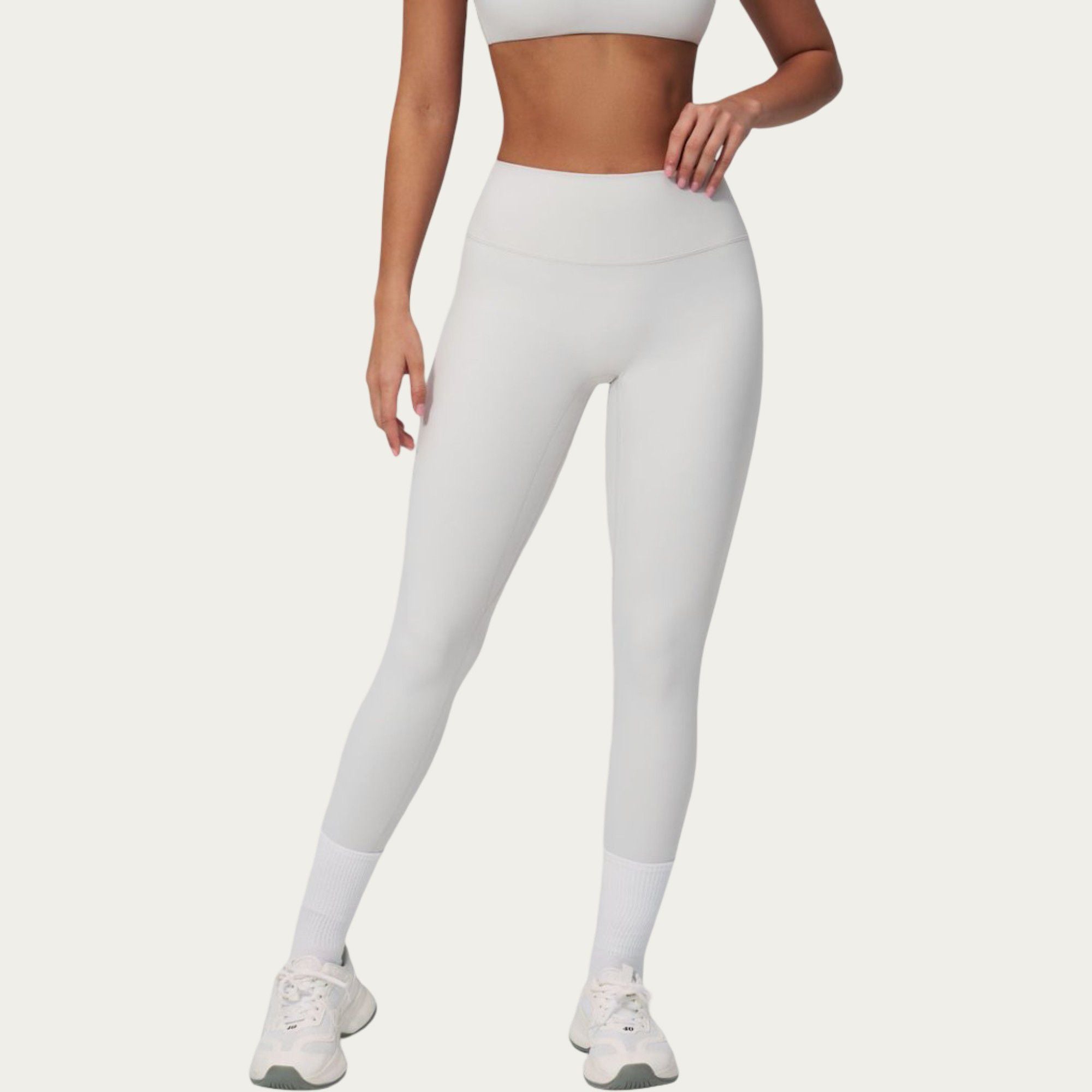Anna-Kaci Active Women's High Waist Leggings with Smooth Stretch Fabric and Curved Seam Detail