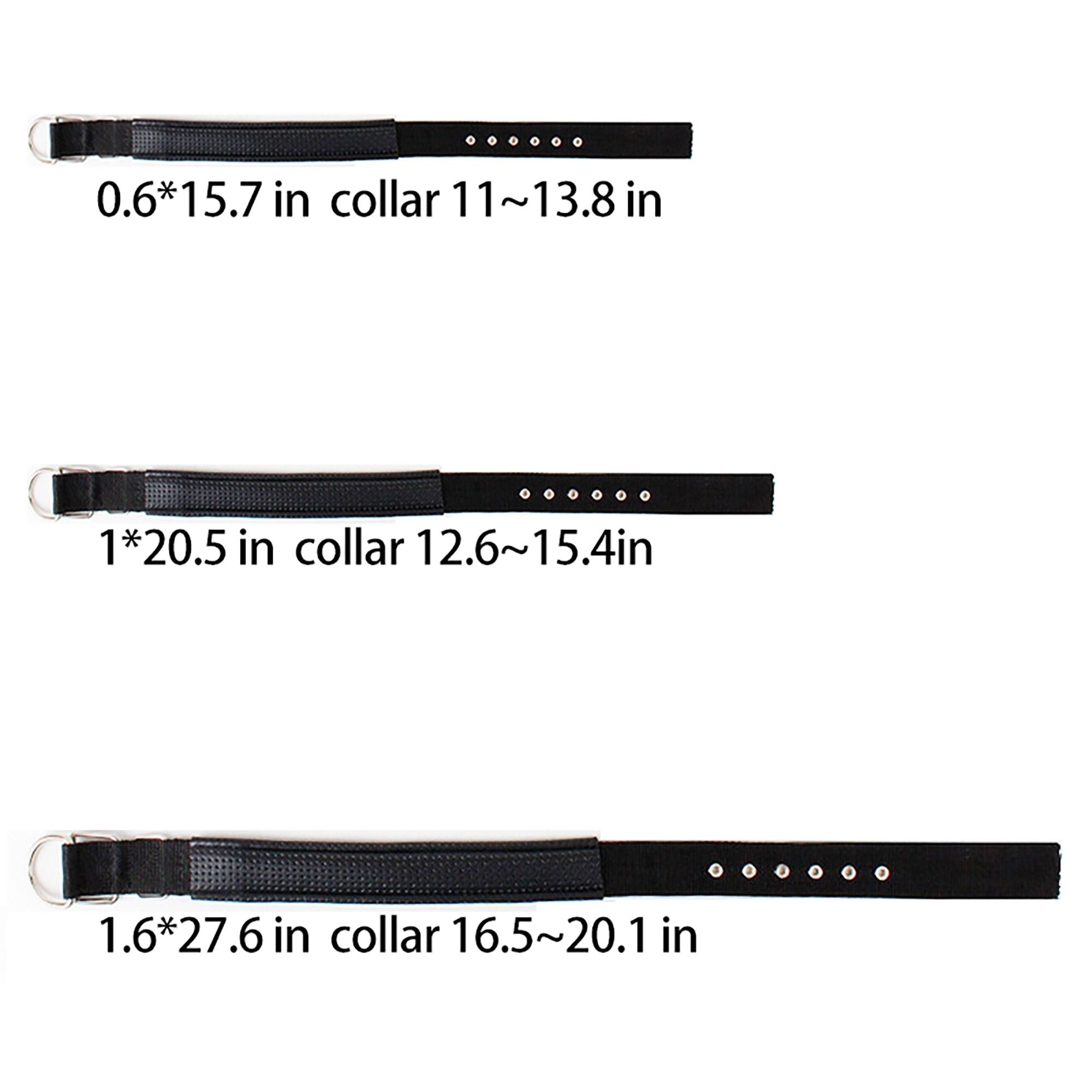 Padded Dog Collar Adjustable Nylon Pet Collar with Metal Buckle Soft Lining