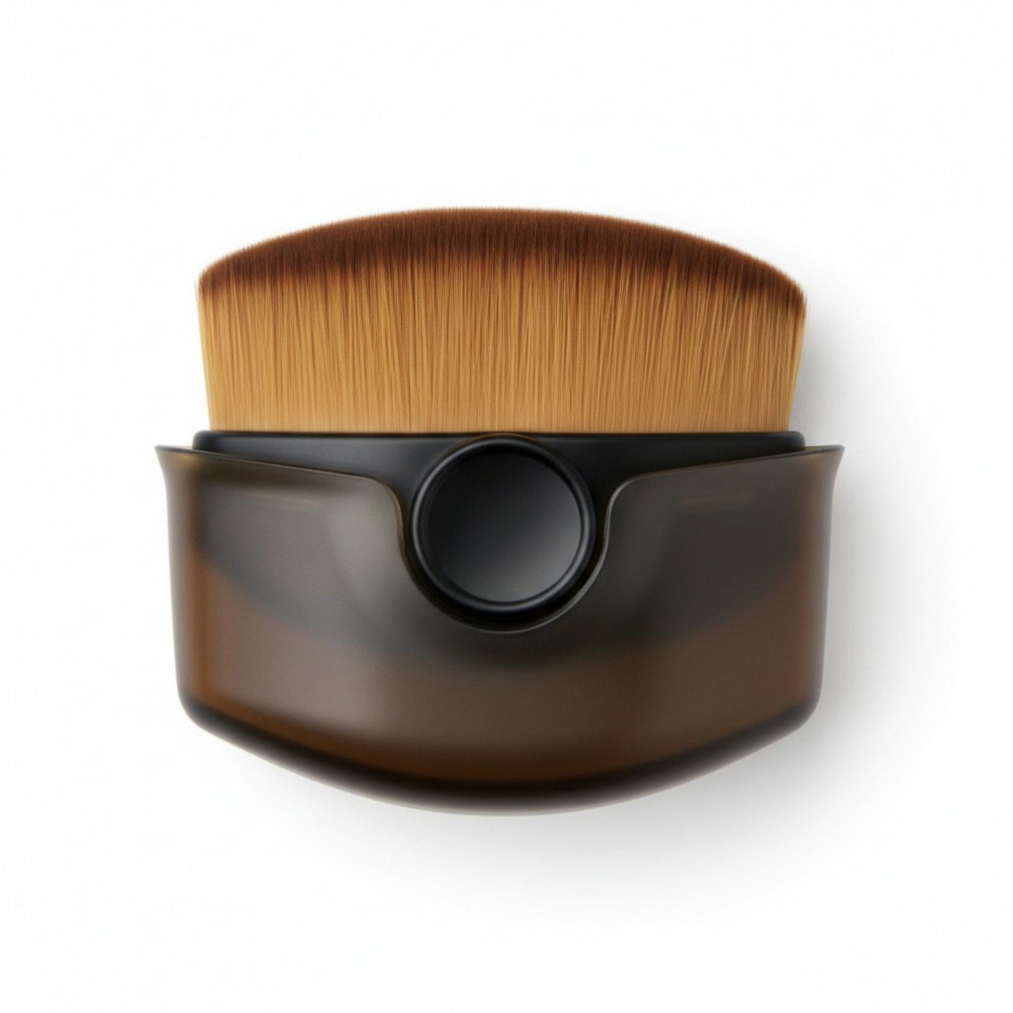 Flat Top Kabuki Makeup Brush with Dense Synthetic Bristles for Smooth Foundation Application