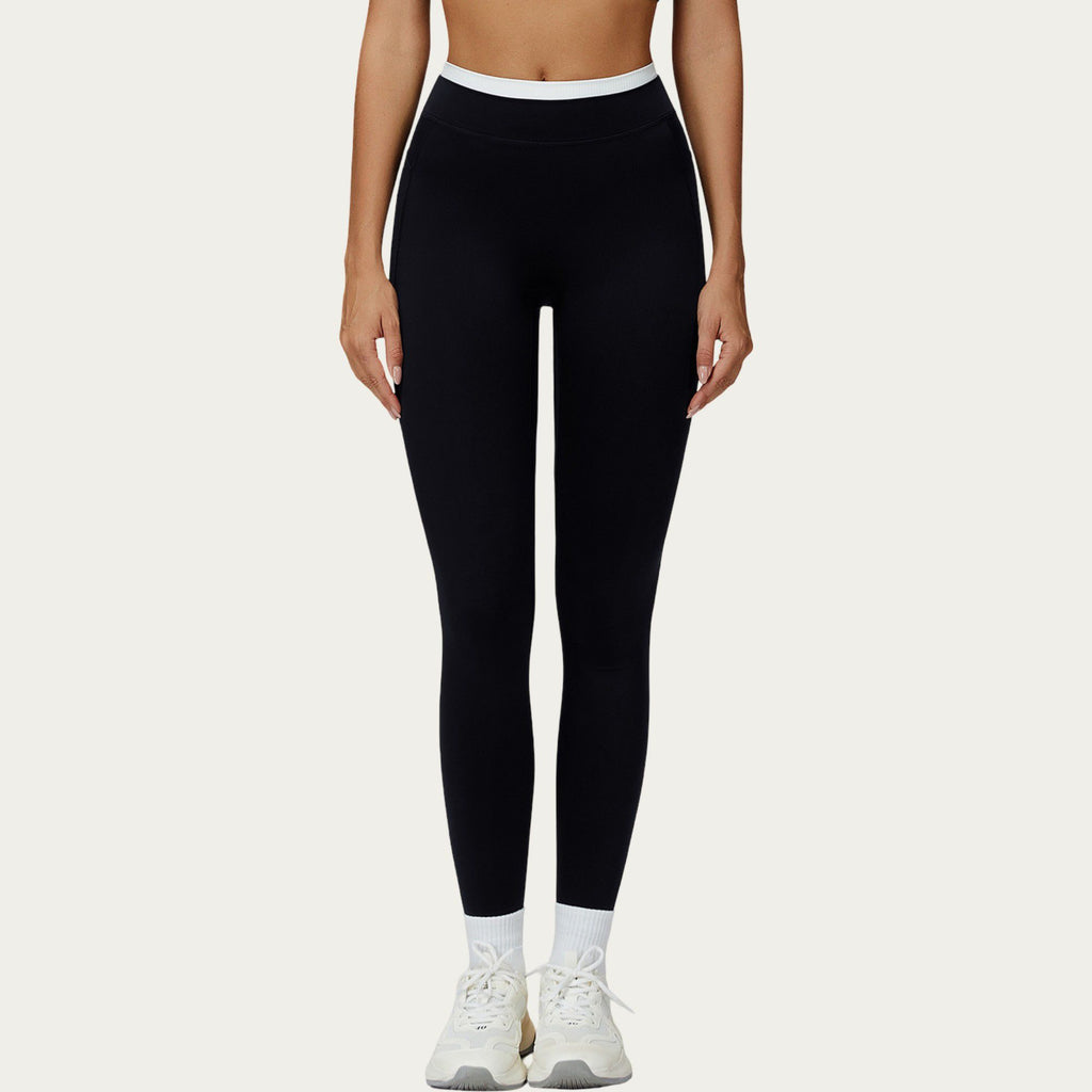 Anna-Kaci Active Women's High Waist Leggings with Smooth Stretch Fit and Side Seam Detail