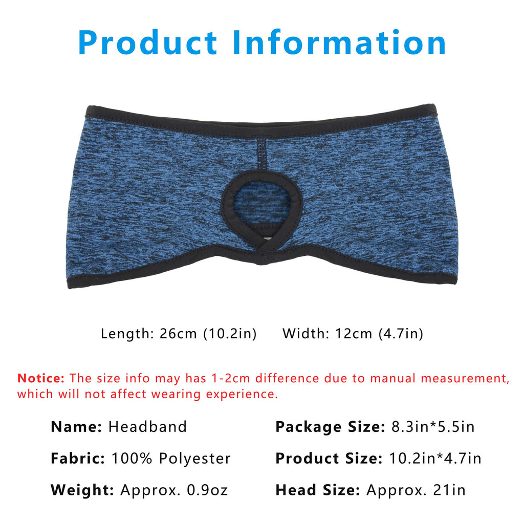 Anna-Kaci Women's Ponytail Headband Moisture-Wicking for Running Exercise Workouts Winter Ear Warmer