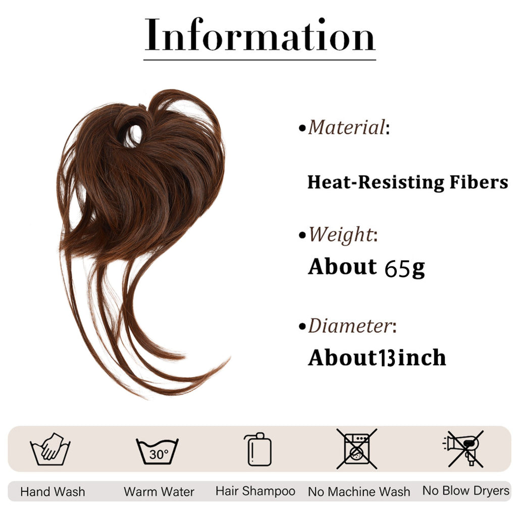 7.8 Inch Messy Bun Hair Piece for Women