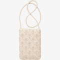 Beaded Embroidered Shoulder and Crossbody Bag for Elegant Occasions