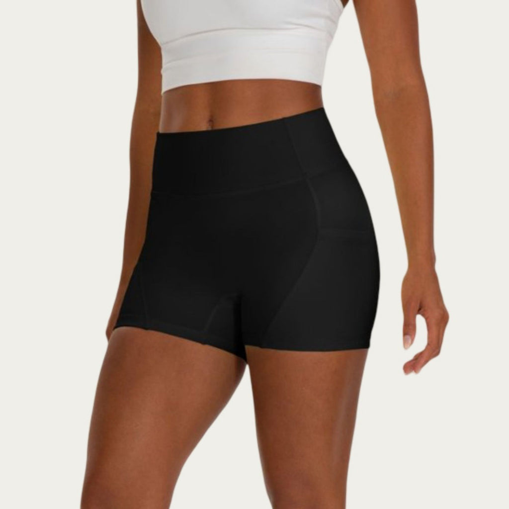 Anna-Kaci Active Women's High Waist Biker Shorts with Side Pockets and Smooth Stretch Fit
