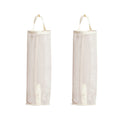 2 Pack Hanging Storage Bags Vertical Organizer Socks Storage for Closet Door Wall Space Saving