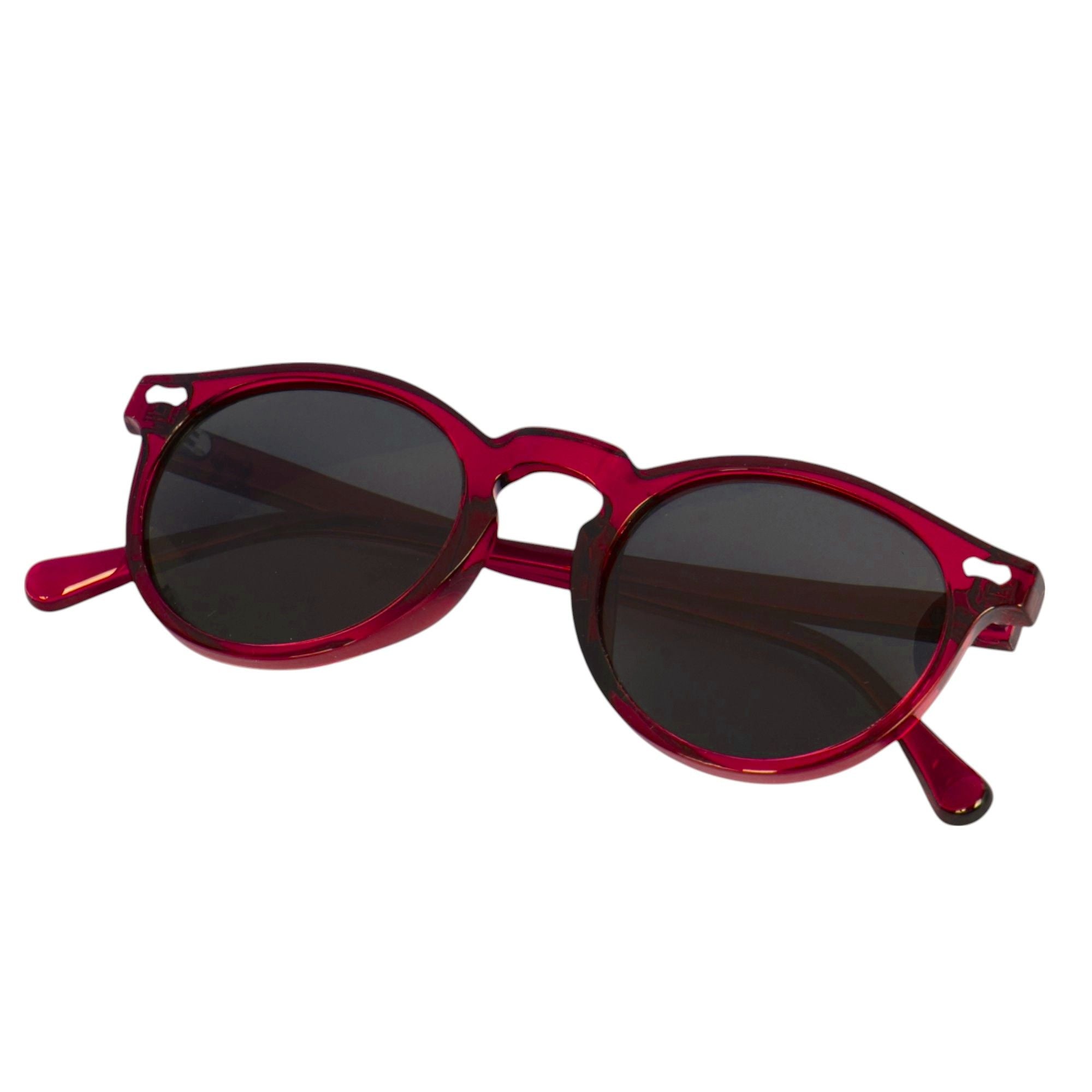 Anna-Kaci Artistic Retro Fashion Sense Circular Versatile Sunglasses UV400 Protection
