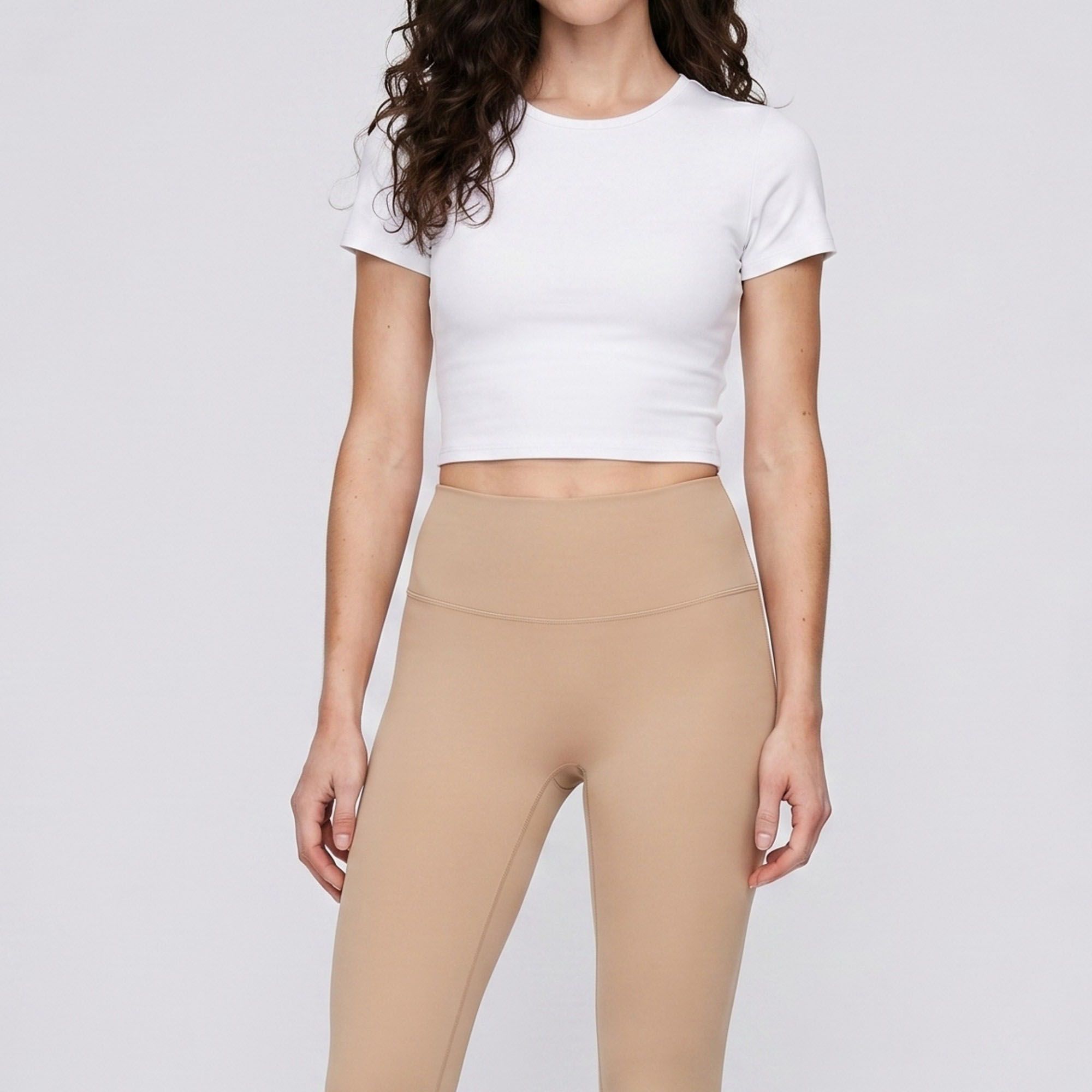 Anna-Kaci Women's High Waist Leggings with Back Contour Seam and Smooth Stretch Fit