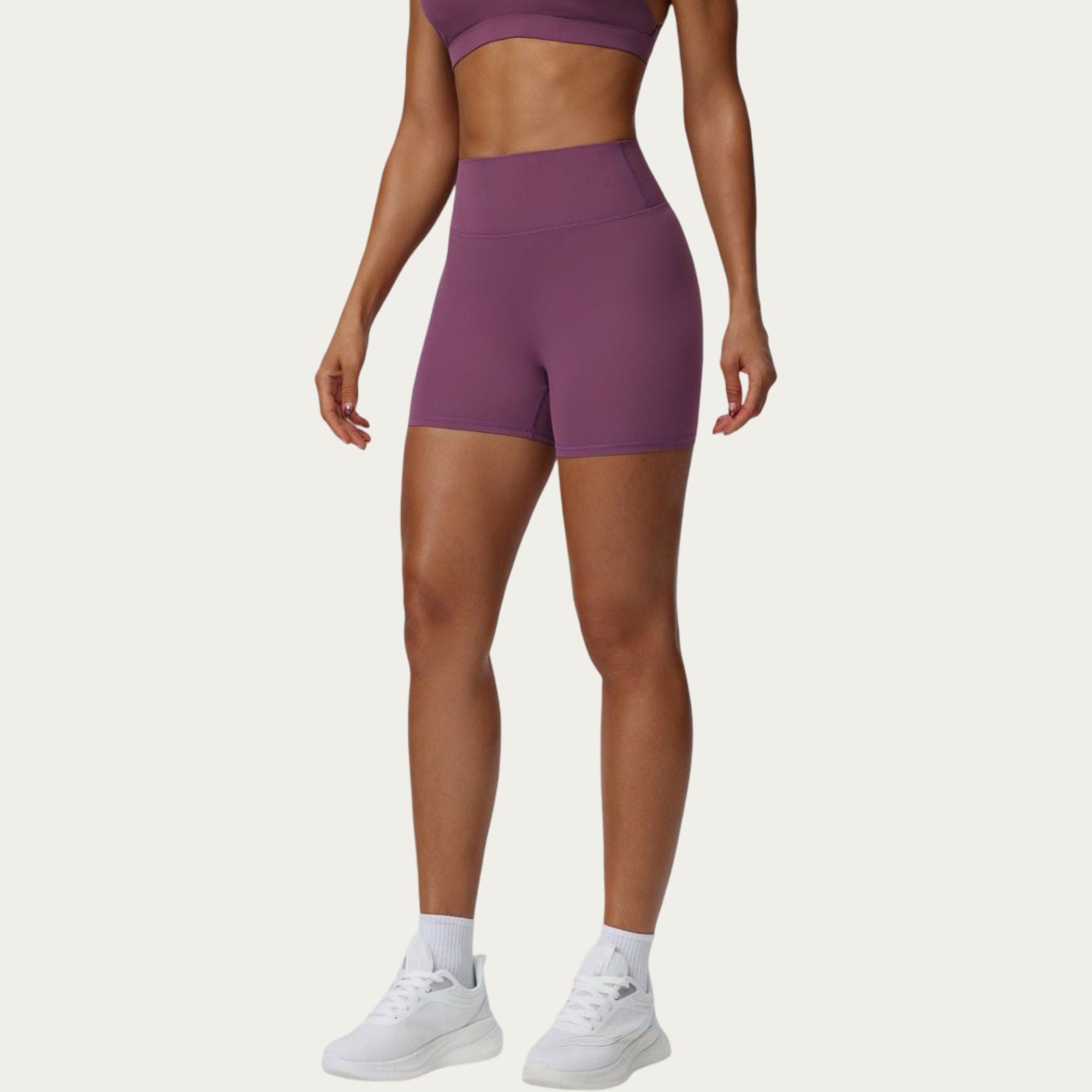 Anna-Kaci Active Women's High Waist Biker Shorts with Smooth Stretch Knit Fabric