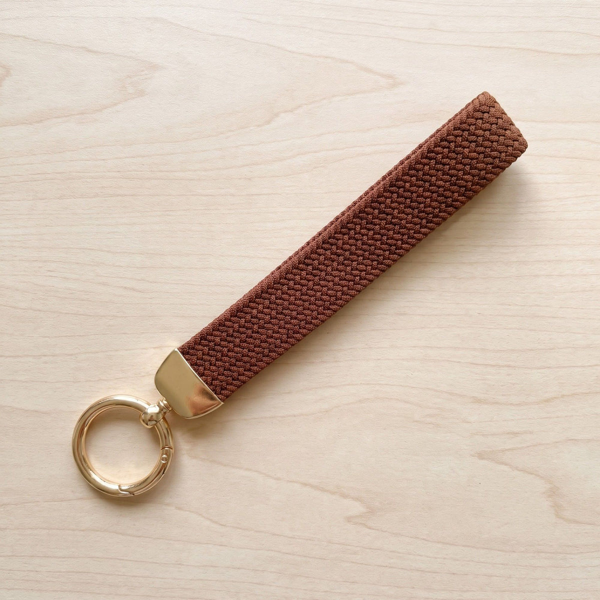 Woven Wristlet Keychain Strap with Hardware Kit