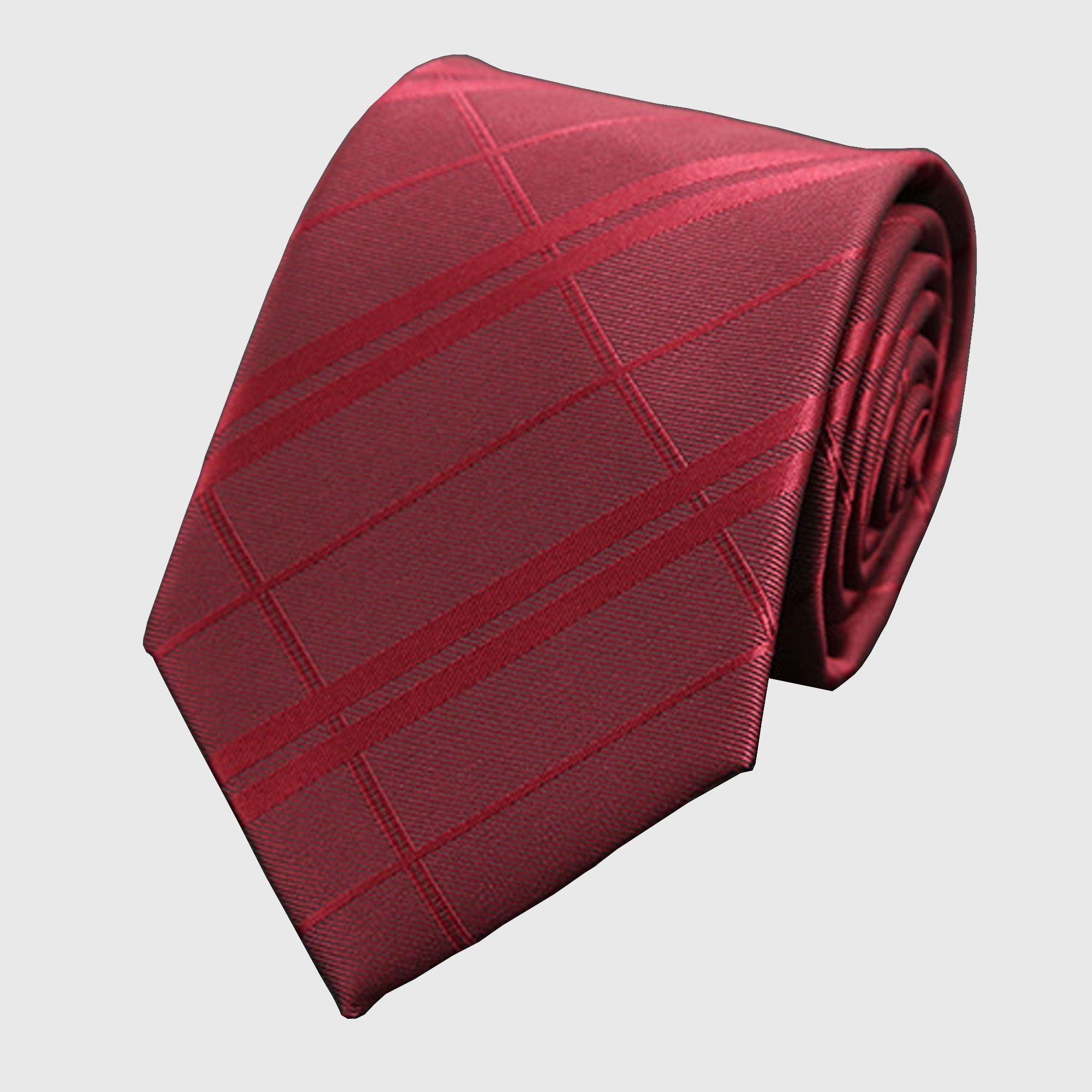 Anna-Kaci Men's Polyester Tie - Formal Necktie for Business, Weddings & Daily Professional Wear