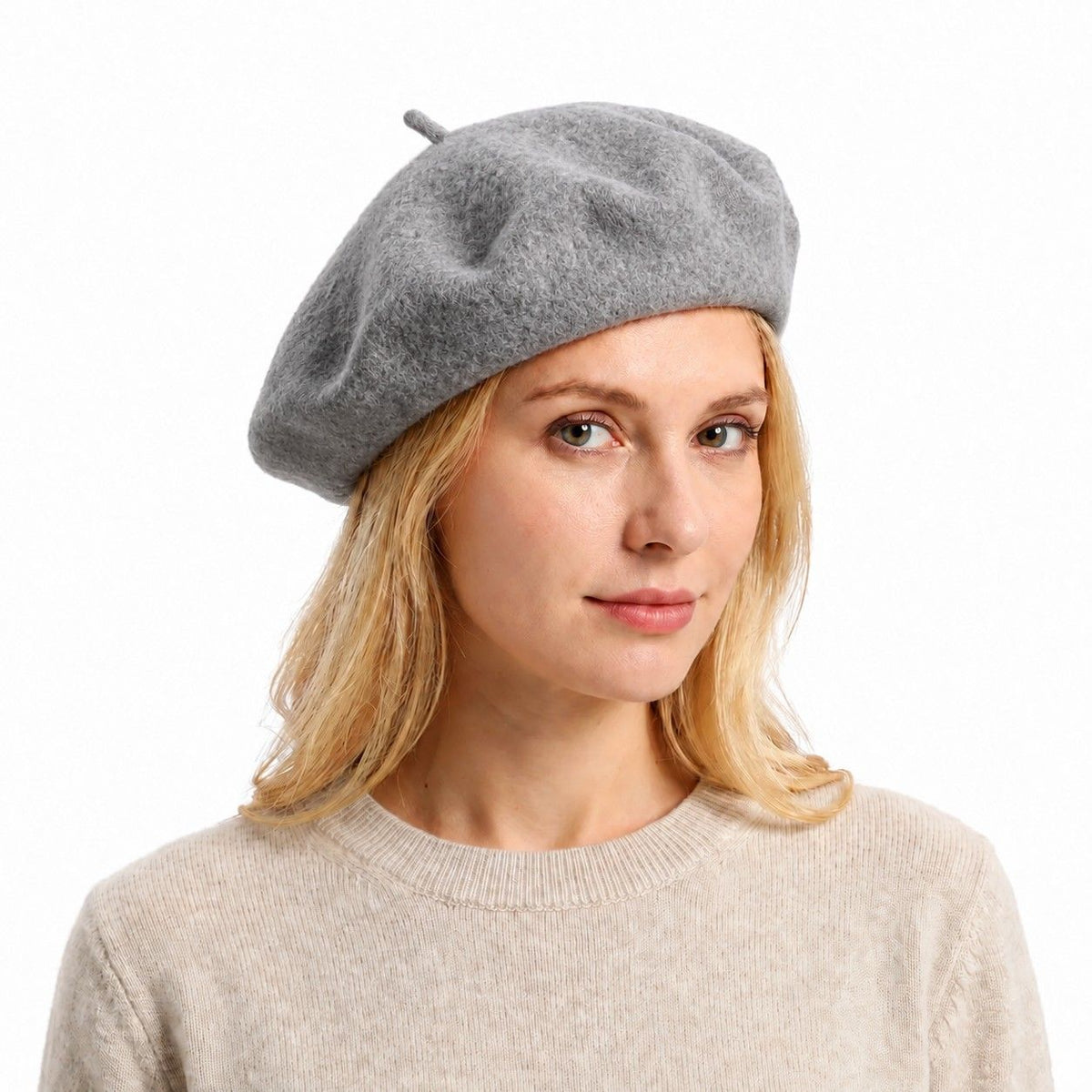 Wool Beret Hat Classic French Painter Cap Soft Felt Everyday Style