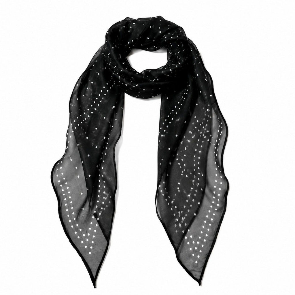 Lightweight Striped Sheer Long Scarf
