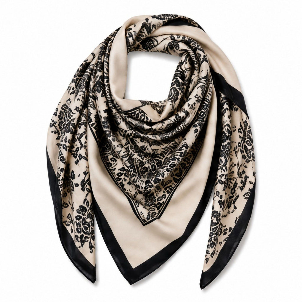 Paisley Floral Triangle Scarf Wrap Belt