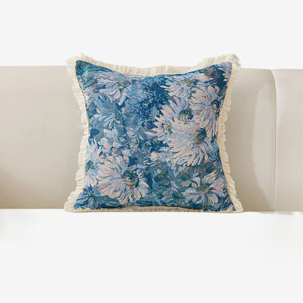 Cotton Throw Pillow 17.7*17.7 in Soft Decorative Cushion for Sofa Bed Chair