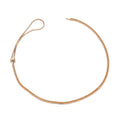Adjustable Lariat Necklace with Sliding Ring Detail