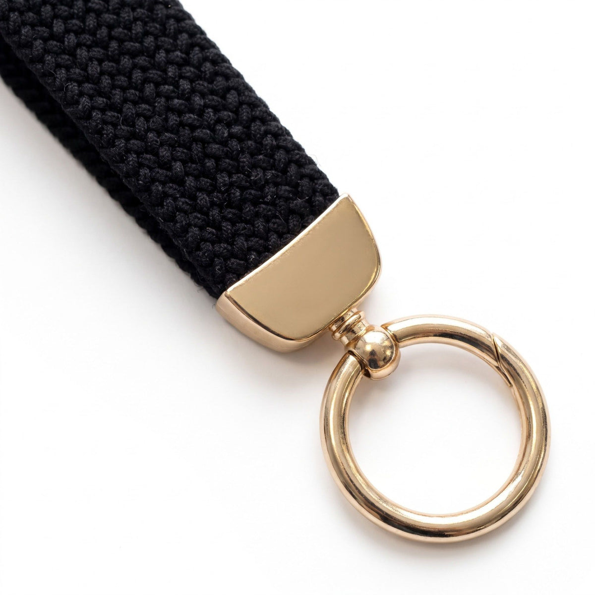 Woven Wristlet Keychain Strap with Hardware Kit