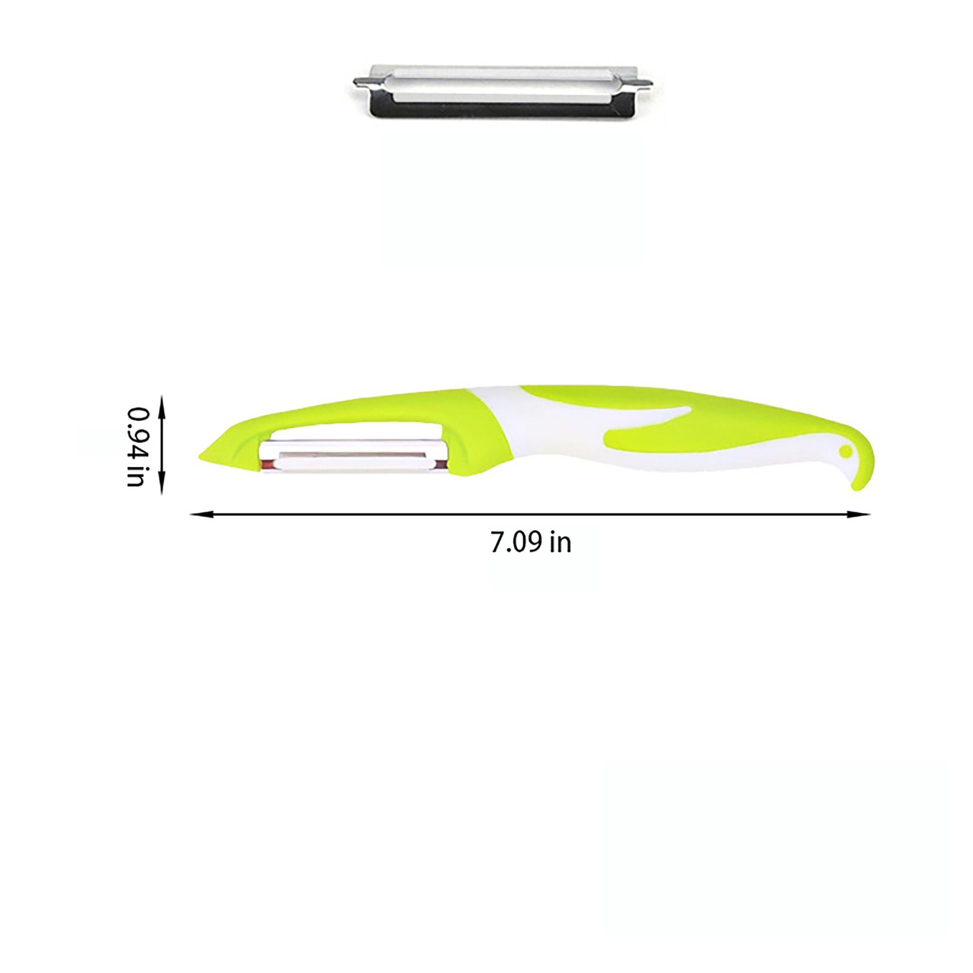 3-Piece Kitchen Peeler Set with Ergonomic Handles and Stainless Steel Blades