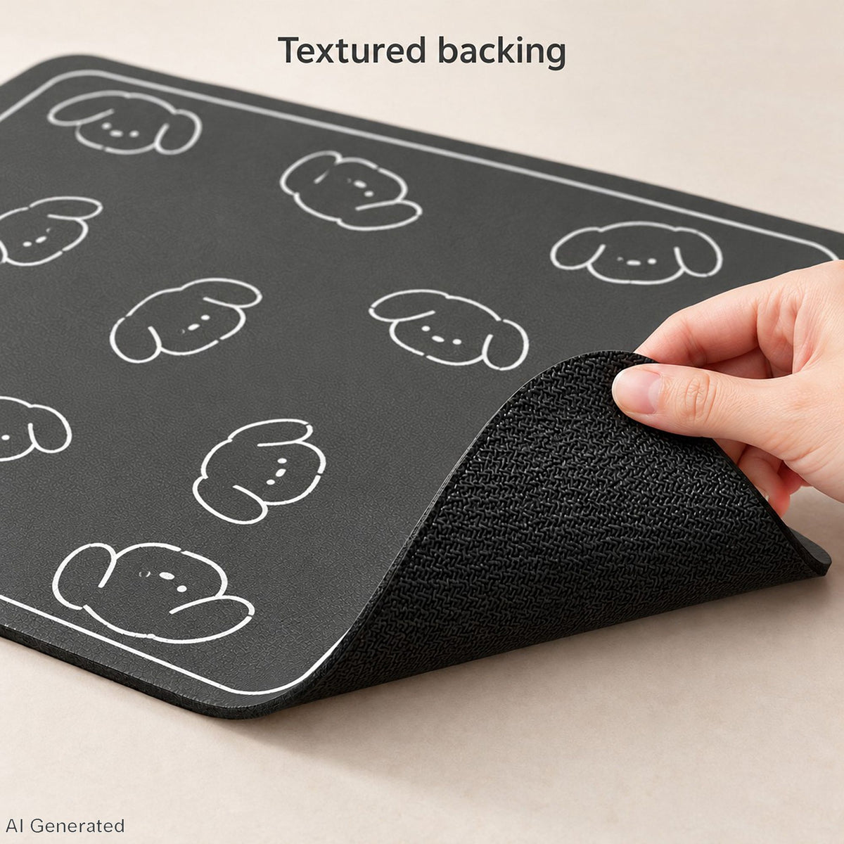 Absorbent Pet Feeding Mat with Non Slip Backing