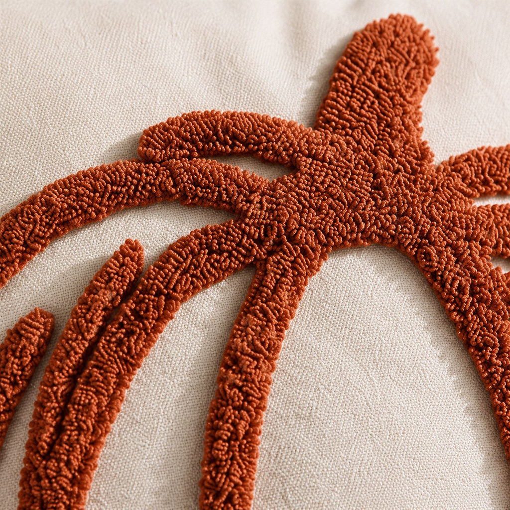 Tufted Pumpkin Throw Pillow Cover for Couch Bed and Chair