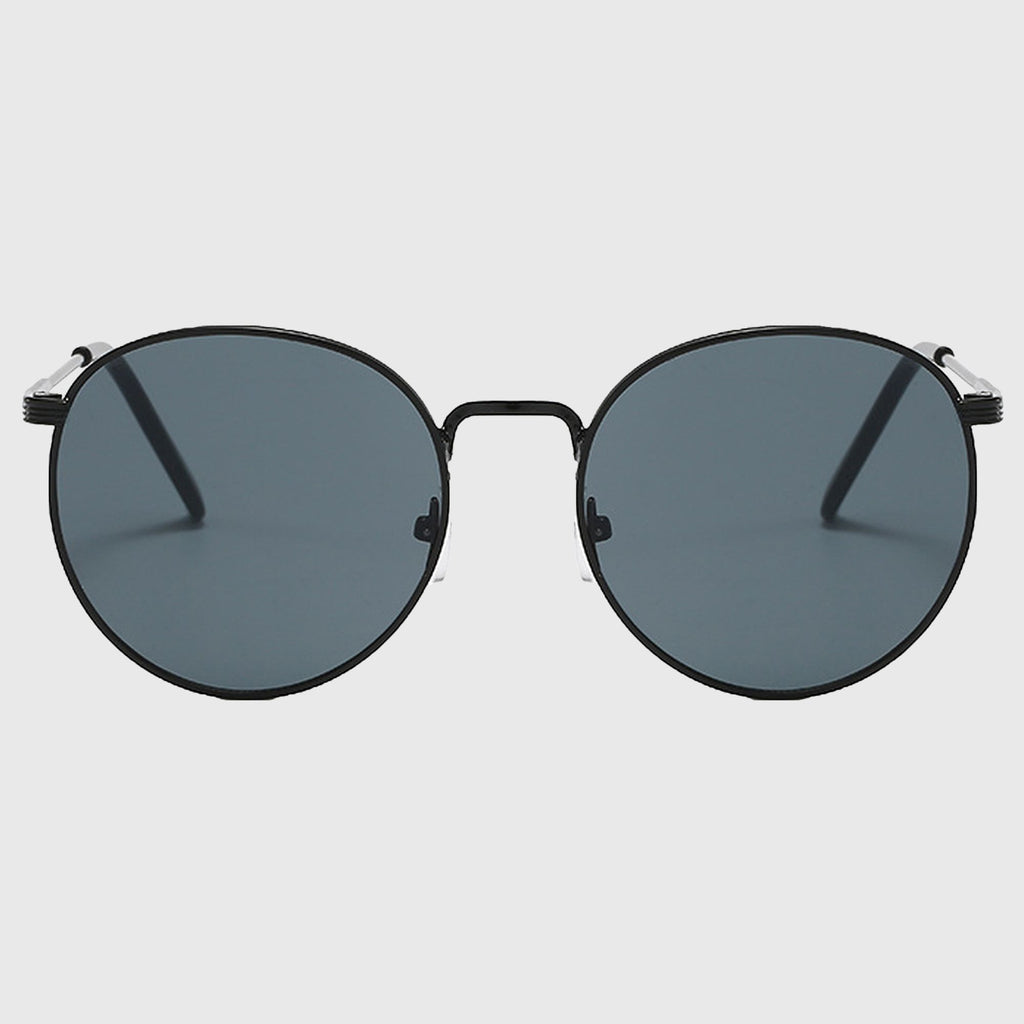 Anna-Kaci Women's Retro Metal Round Sunglasses
