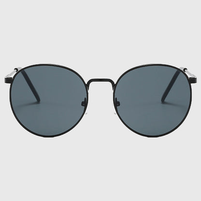 Anna-Kaci Women's Retro Metal Round Sunglasses
