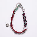 Mixed Cord Chain Bag Charm and Keychain