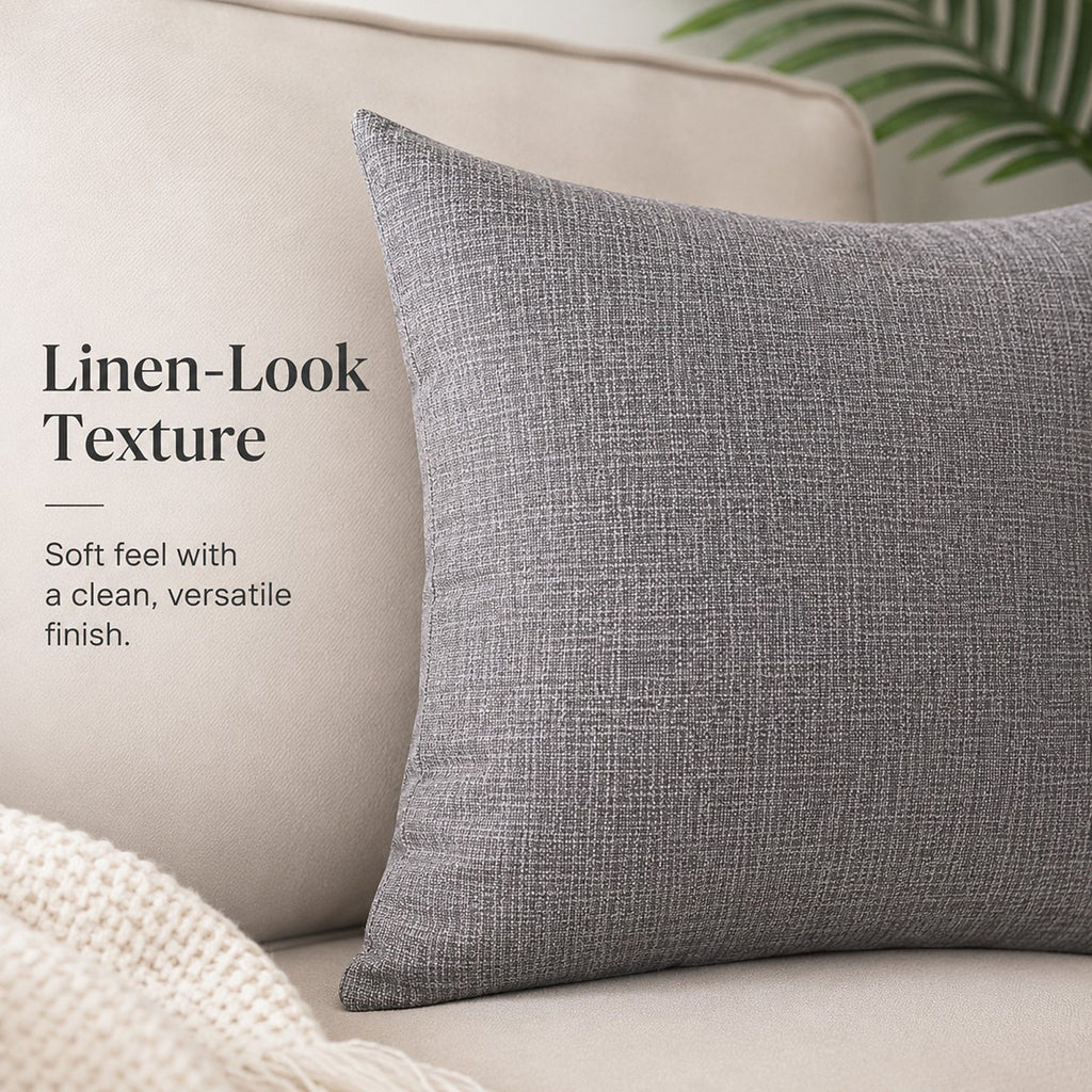 Textured Decorative Throw Pillow Cover Soft Accent Cushion Cover for Sofa Bed Chair