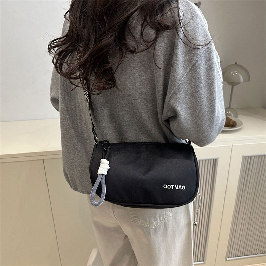 Anna-Kaci Women's Soft Crossbody Bag - Adjustable Patterned Strap Shoulder Bag for Casual Daily & Stylish Outings
