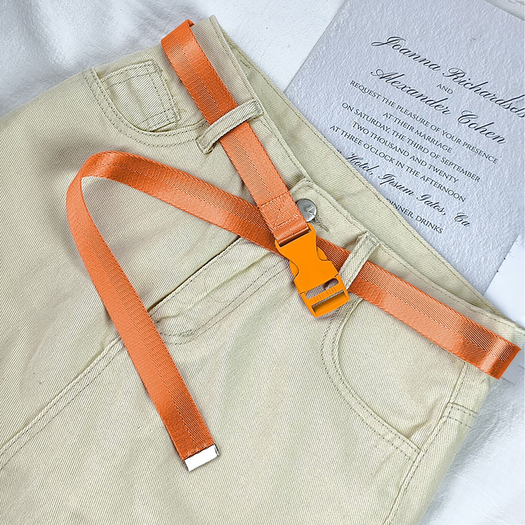 Anna-Kaci Women's Nylon Belt - Quick-Release Buckle Adjustable Waist Belt for Casual & Outdoor Styling